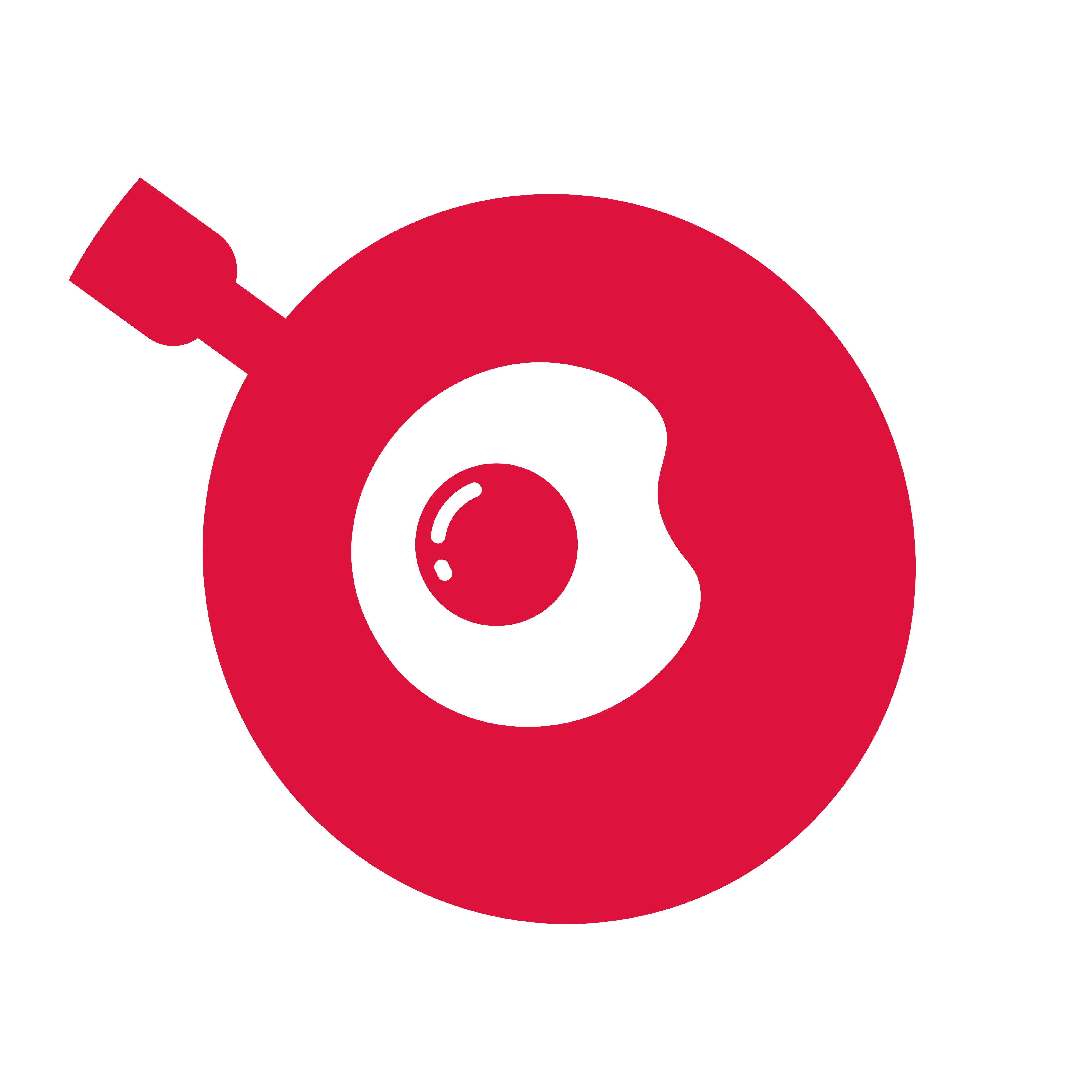Breakfast highlight icon with hidden doughnut dot