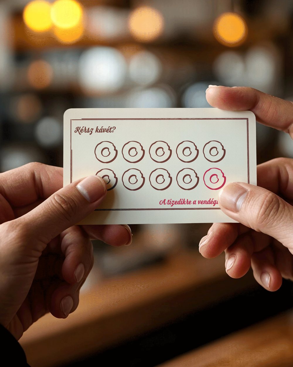 Pacsni coffee loyalty card